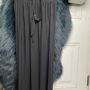 Casual high -waisted loose pants